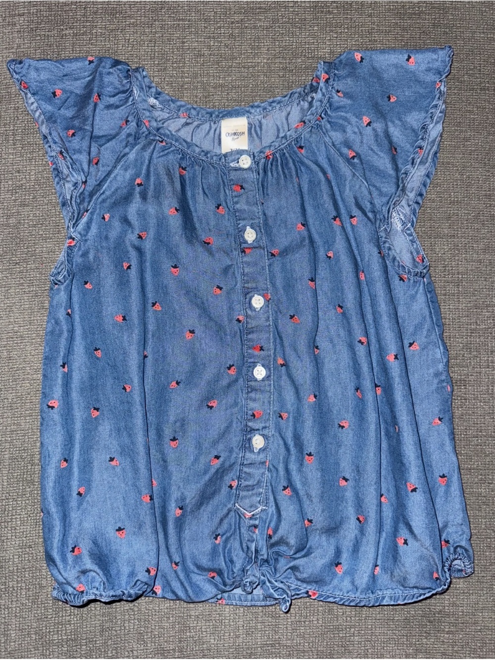 Girls strawberry top
